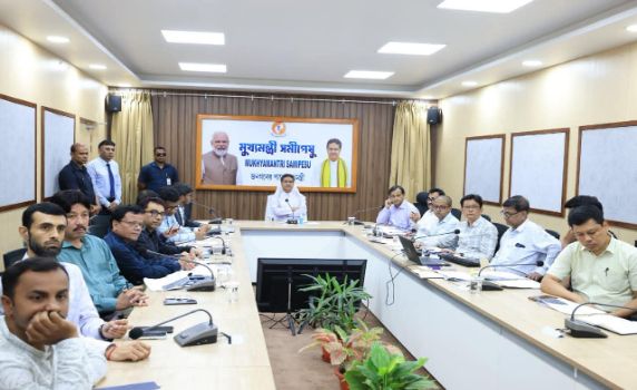 Tripura CM Dr Manik Saha virtually holds 